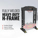 MechMaxx 150 Ton H-Frame Electric Hydraulic Shop Press with Double-Acting Cylinder & Chain-Driven Table Lift, 110V Motor, Fully Welded Steel Frame, Safety Guard, HSP150E - view 3