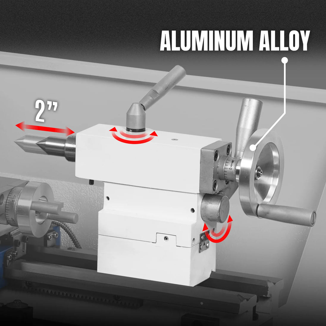 MechMaxx 8" x 16" Benchtop Metal Lathe — 1.5HP, 0831V