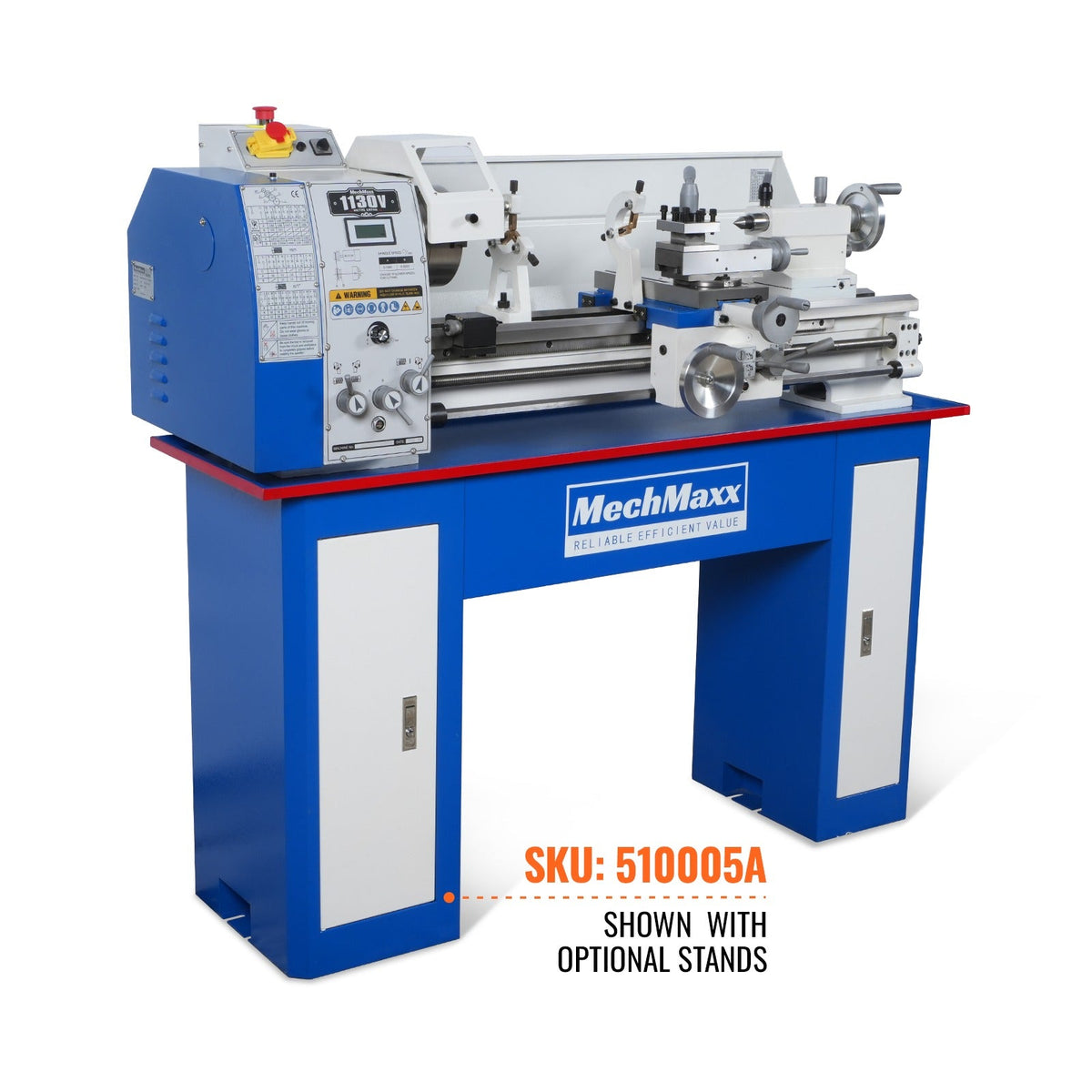 MechMaxx 11" x 30" Benchtop Metal Lathe — 2HP, 1130V