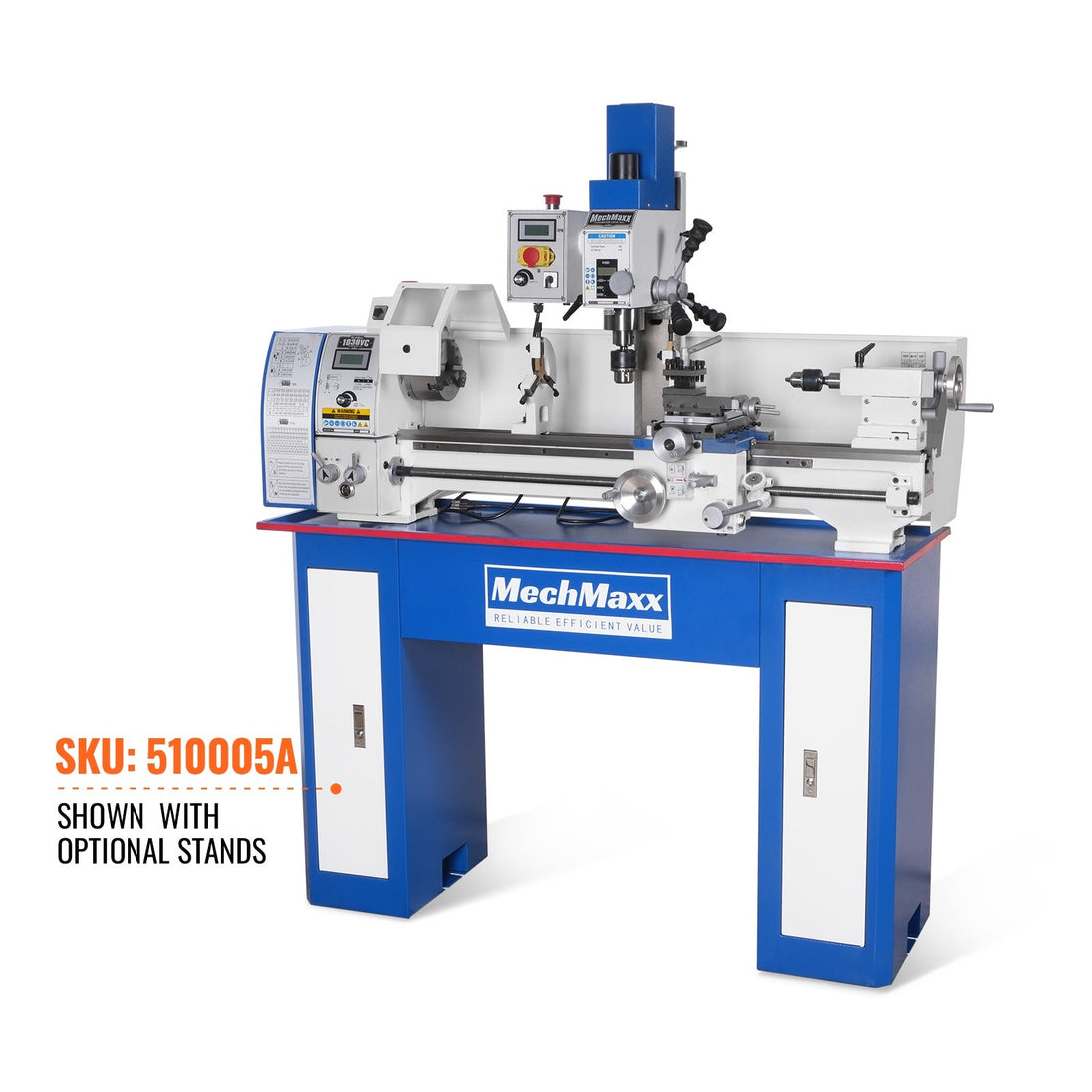 MechMaxx 11" x 30" Combination Lathe/Mill/Drill Machine — 2HP, 1130VC