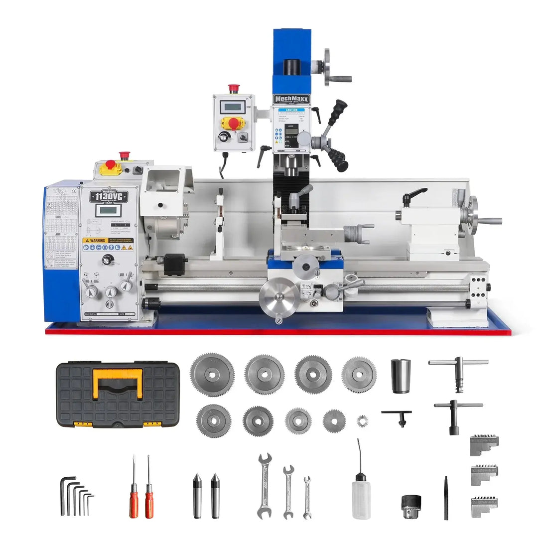 MechMaxx 11" x 30" Combination Lathe/Mill/Drill Machine — 2HP, 1130VC