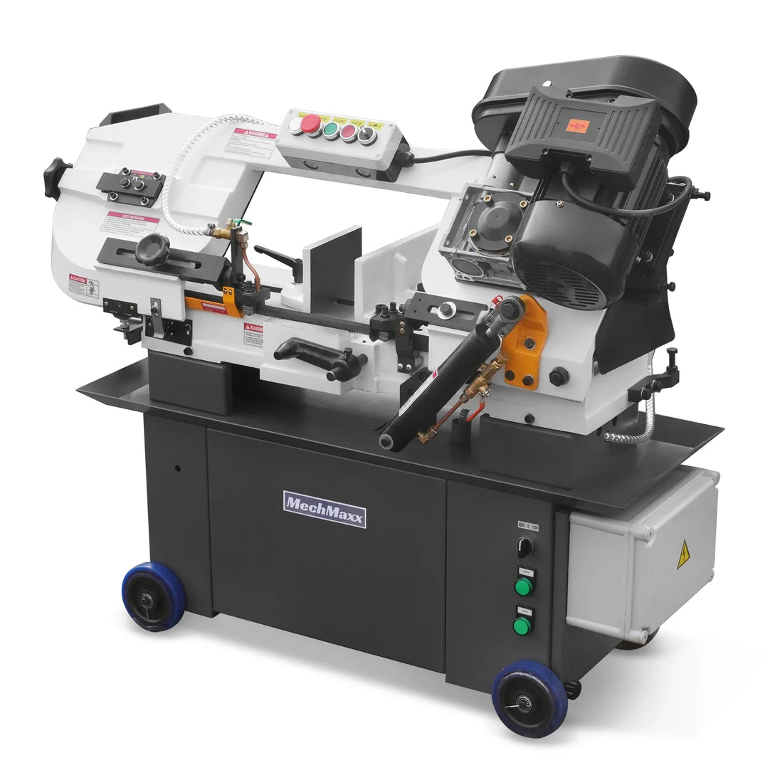 MechMaxx 7" x 12" Metal Band Saw — 1.5HP Dual Voltage, BS-712N