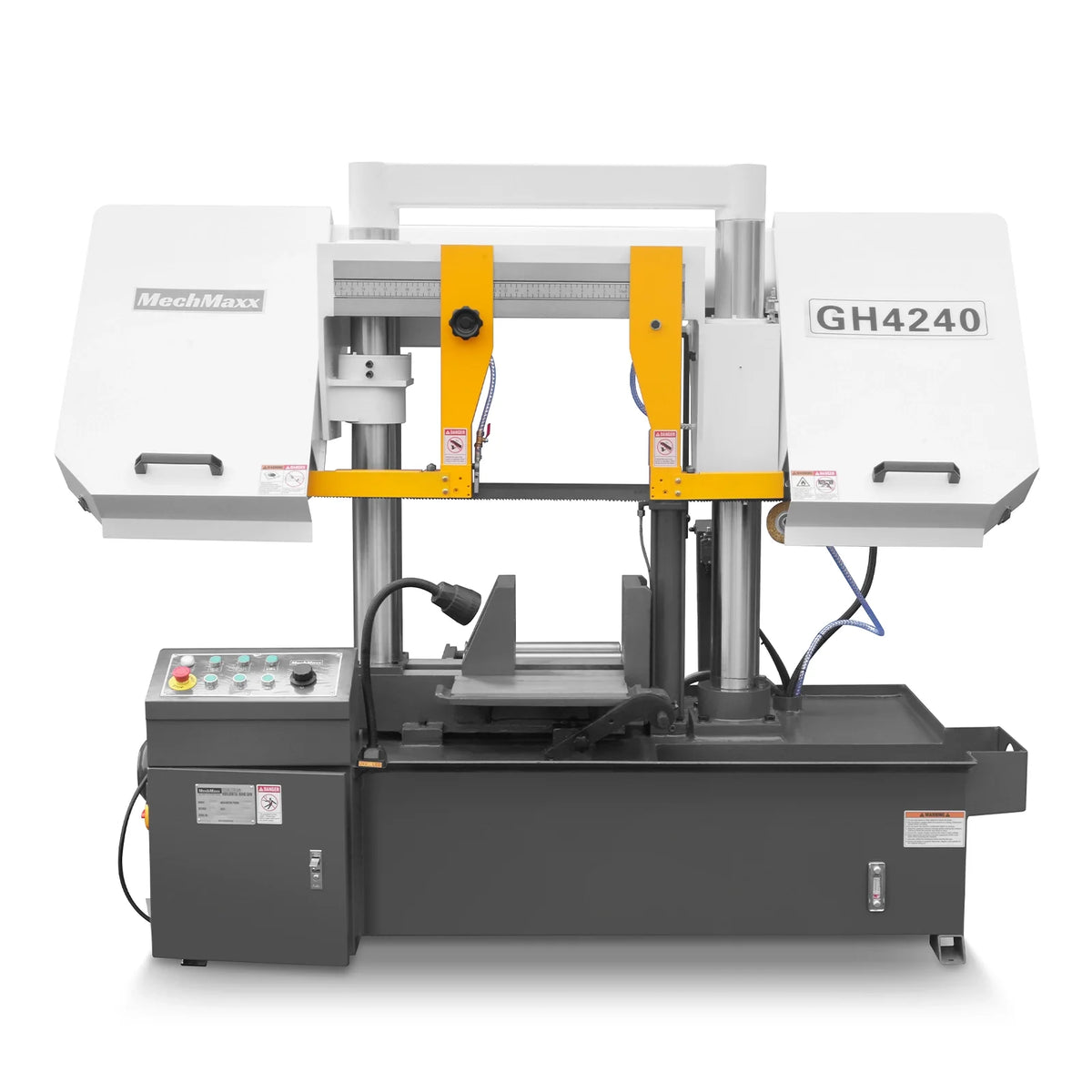 MechMaxx 15.7" Industrial Horizontal Metal Band Saw — Hydraulic Feed, GH4240