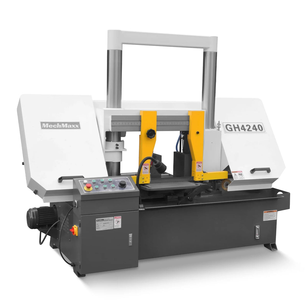 MechMaxx 15.7" Industrial Horizontal Metal Band Saw — Hydraulic Feed, GH4240
