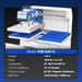 MechMaxx 16x24 Inch Commercial Pneumatic Dual Platen Heat Press - Auto Lift Sublimation Transfer Machine with Storage Base Cabinet (110V 1650W) - view 3