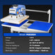 MechMaxx 20x24 Inch (50x60cm) Commercial Pneumatic Dual Platen Heat Press Auto Lift Sublimation Transfer Machine with AIRTAC Pneumatic Components (110V 4HP) - view 3