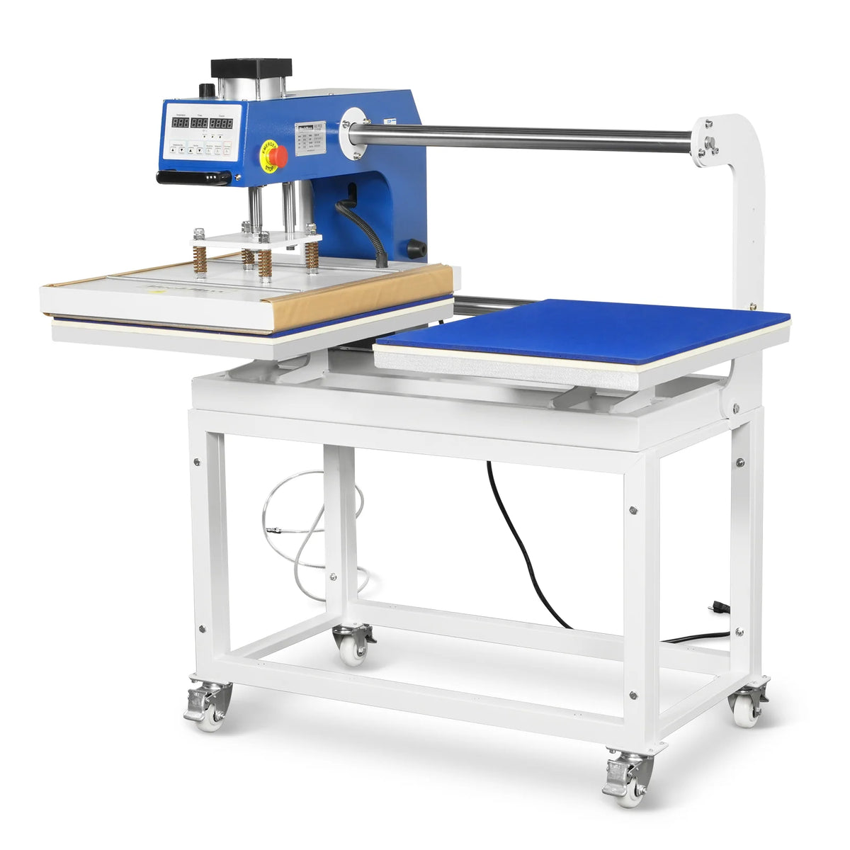 MechMaxx 20x24 Inch (50x60cm) Commercial Pneumatic Dual Platen Heat Press Auto Lift Sublimation Transfer Machine with AIRTAC Pneumatic Components (110V 4HP)