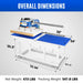 MechMaxx 24x32 Inch (60x80cm) Industrial Pneumatic Dual Platen Heat Press - Auto Lift Digital Sublimation Transfer Machine (220V 8HP) - view 2