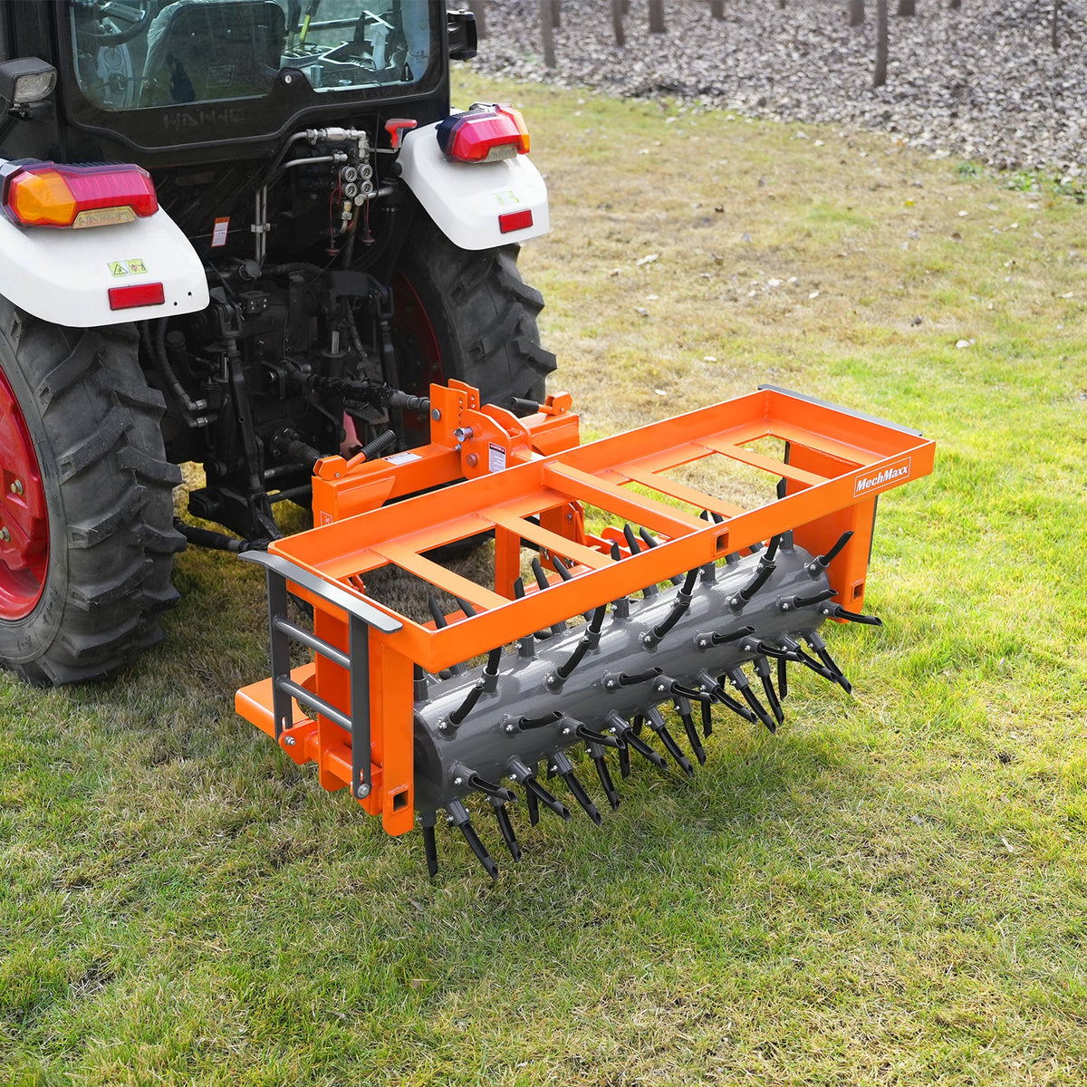 MechMaxx 50" 3 Point Drum Filled Plug Aerator Fits Cat 1 And 2 Tractors, DLA50 - view 5