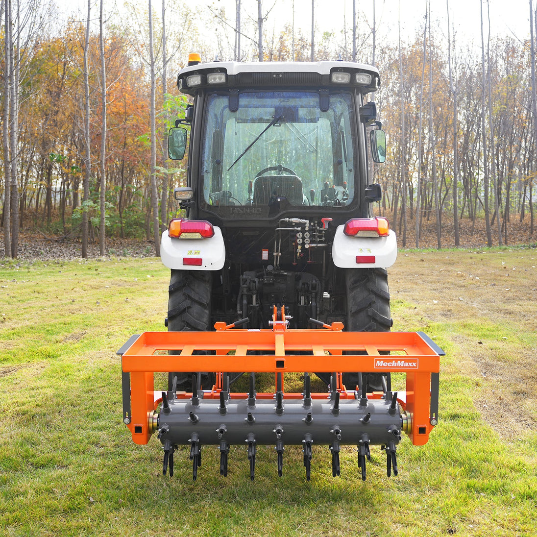 MechMaxx 50" 3 Point Drum Filled Plug Aerator Fits Cat 1 And 2 Tractors, DLA50 - view 3