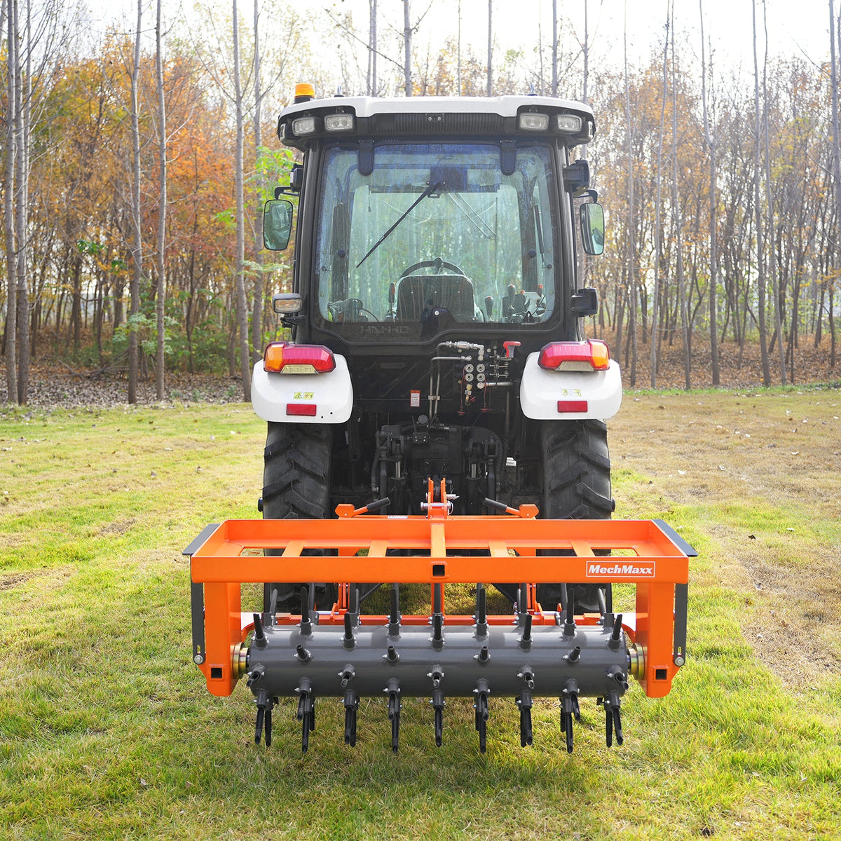 MechMaxx 50" 3 Point Drum Filled Plug Aerator Fits Cat 1 And 2 Tractors, DLA50 - view 3