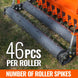 MechMaxx 60" Heavy Duty Soil Pulverizer, Double Spiked Roller, 21 Shanks, Category 1 and 2, 3 Point Hitch Tractor Attachment, TSP60D - view 5