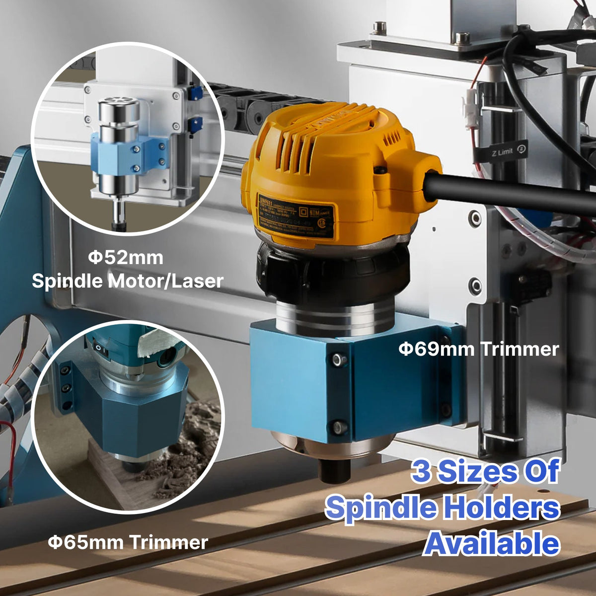 PROVerXL 6050 Plus CNC router, 300W spindle, dual linear rails