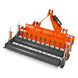 MechMaxx 60" Heavy Duty Soil Pulverizer, Double Spiked Roller, 21 Shanks, Category 1 and 2, 3 Point Hitch Tractor Attachment, TSP60D