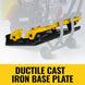 MechMaxx Honda GX160 Vibratory Plate Compactor with Wheel Kit, 3150 lb Centrifugal Force for Soil, Gravel, Asphalt and Paver Base, PC80H - view 5