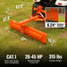 MechMaxx 72" 6-Way Rear Blade 3 Point Hitch Tractor Attachment, RB72S - view 2