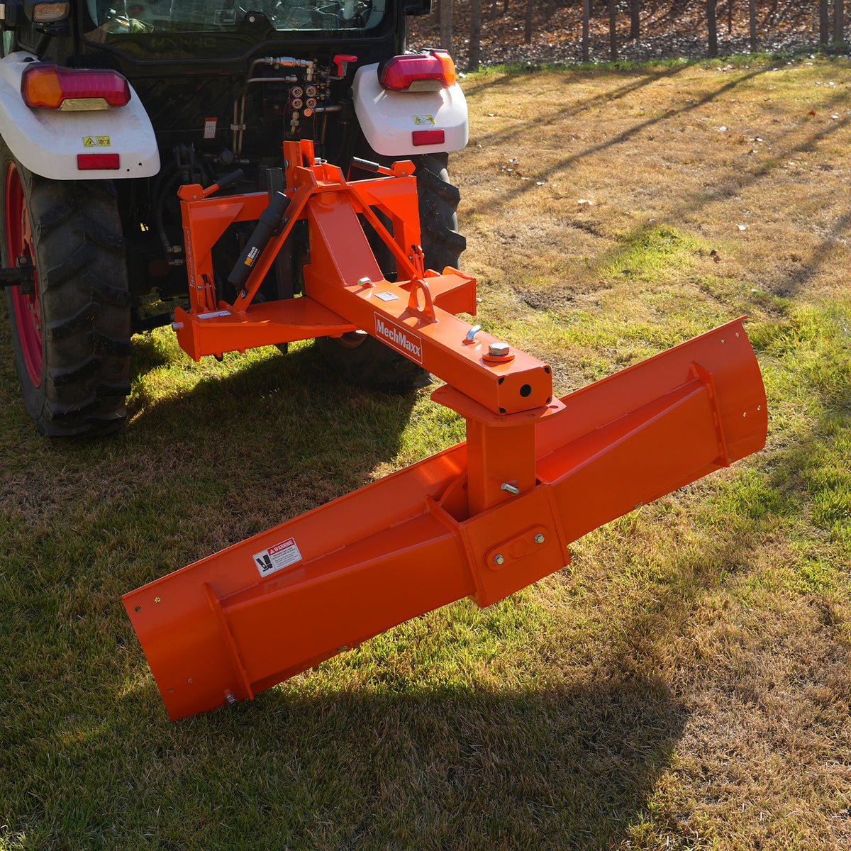 MechMaxx 72" Heavy Duty 6-Way Rear Blade 3 Point Hitch Tractor Attachment, RB72SE - view 5