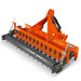 MechMaxx 72" Heavy Duty Soil Pulverizer, Single Spiked Roller, 25 Shanks, Category 1 and 2, 3 Point Hitch Tractor Attachment, TSP72