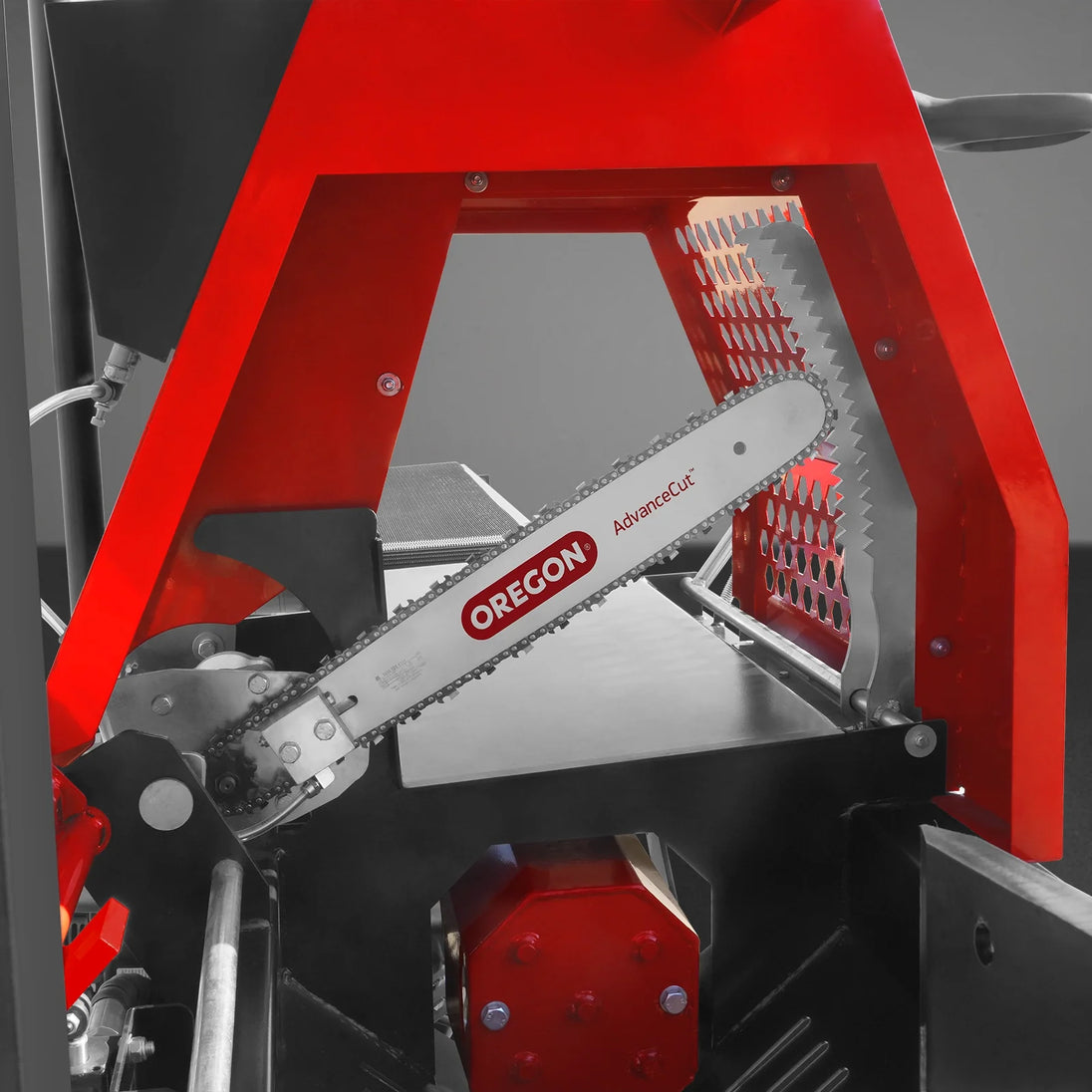 MechMaxx Firewood Log Splitter Processor with Conveyor, 20ton Splitting Force 22.5" x 15" Log Capacity, 18" Chainsaw, HLS20 - view 7