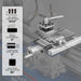 MechMaxx 1.5 HP 10'' x 30'' Combination Lathe Milling Drilling Machine, 1.5'' Spindle Bore, 0-2000 RPM Variable Speed, High Precision Benchtop Lathe for Metalworking – Without Stand 1030VC - view 4