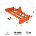 MechMaxx 96" Heavy Duty Land Leveler Land Plane Scraper Grader with Shanks 3 Point Hitch, LP96 - view 2