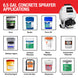 6.5 Gallon Backpack Concrete Sprayer .5 GPM Gas Finishing Tool for Cement Sealant Curing Stain - view 13