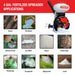 4 Gal Motorized Fertilizer Spreader Broadcast Lawn Seed Ice Melt Salt - view 16