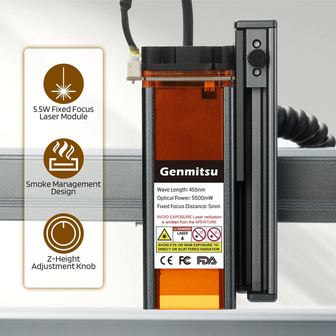 Jinsoku LC-40 laser engraver with wireless control