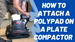 Polyurethane Paver Pad for TPC80 Plate Compactor Brick Paver Compaction - view 2