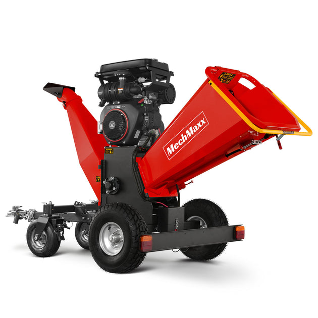 MechMaxx 8-inch 4-wheel drum wood chipper B200