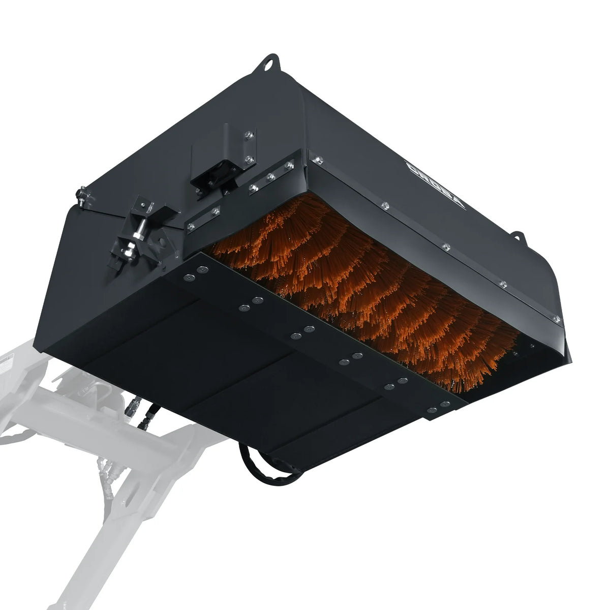 MechMaxx 40" Box Broom Sweeper — Mini Skid Steer Attachment