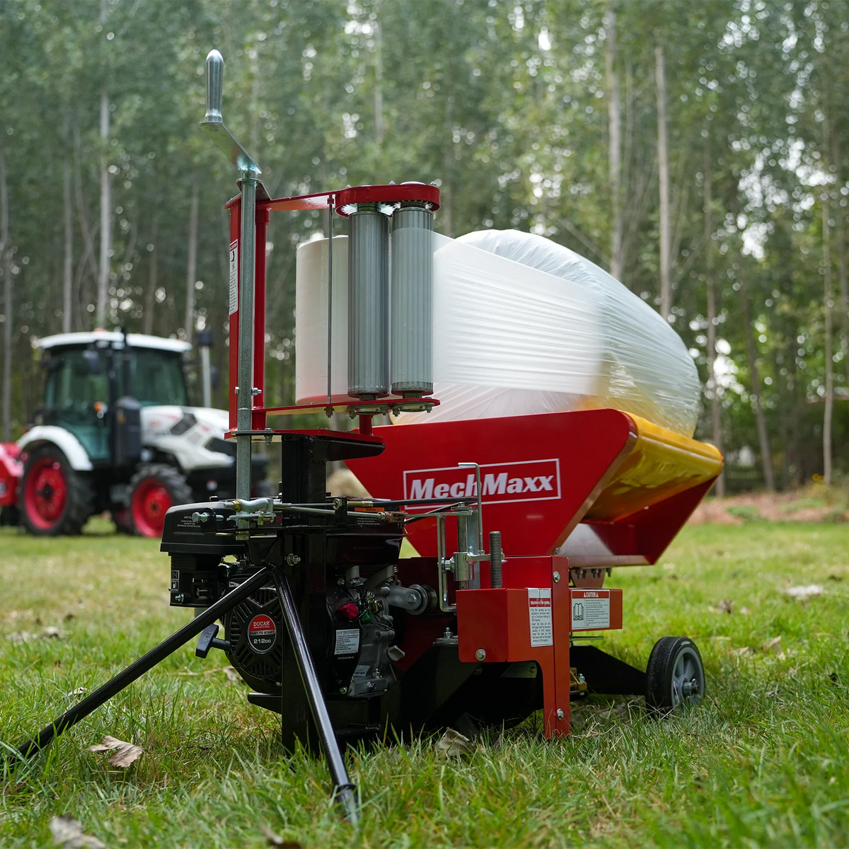 MechMaxx 7HP 212cc Gasoline Engine Powered Bale Wrapper, 20 inch Wrapping Diameter, HW20 - view 6
