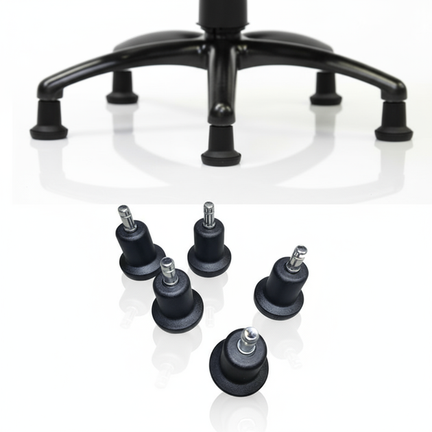 Chair glides, set of 5, for Stealth chair