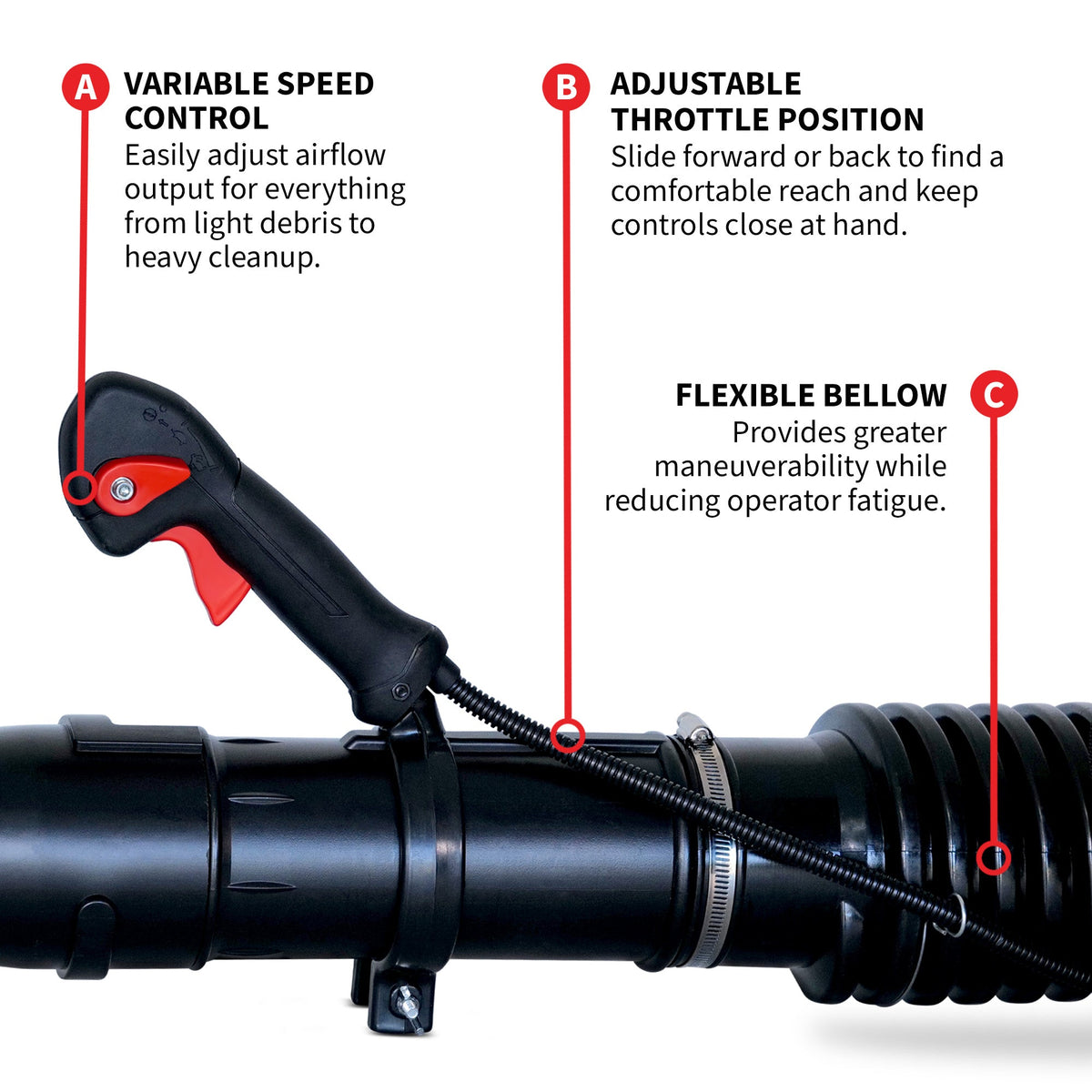 Cardinal 79.9cc Backpack Leaf Blower 920 CFM 206 MPH Gas Powered Professional Lawn Care Landscaping Yard Cleanup - view 6