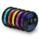 Neon color TPU filament bundle, 1.75mm