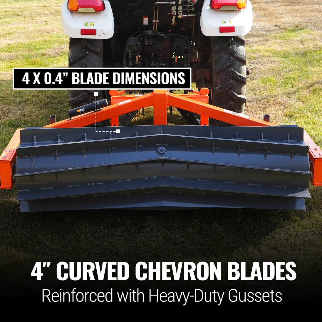 MechMaxx 80" Crimper Roller 3 Point Hitch Tractor Attachment Agriculture Equipment, CR82 - view 3