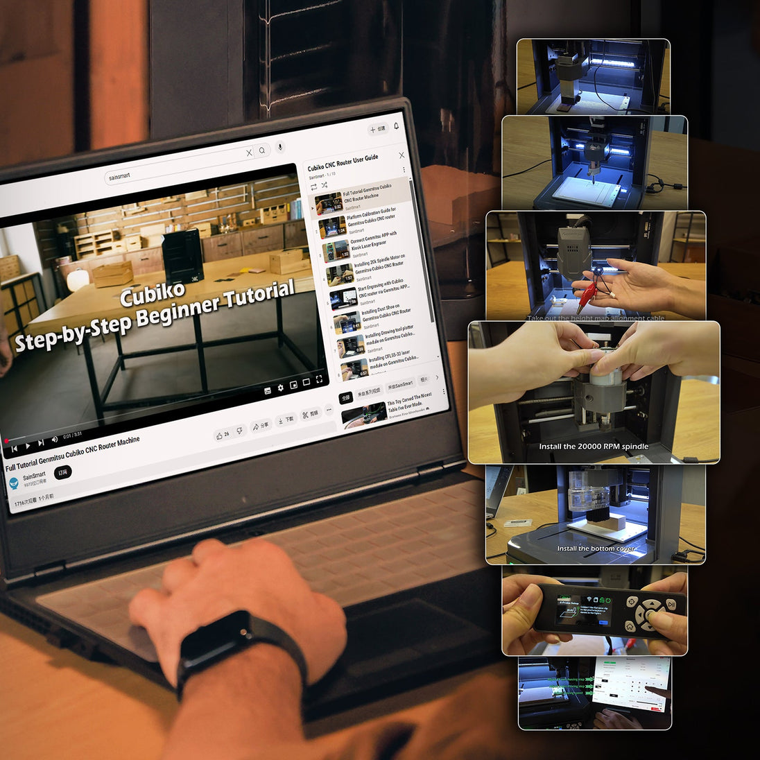 Cubiko affordable desktop CNC router