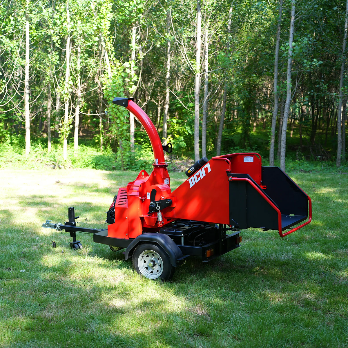 MechMaxx 7" Hydraulic-Feed Wood Chipper — Honda GX690 22HP