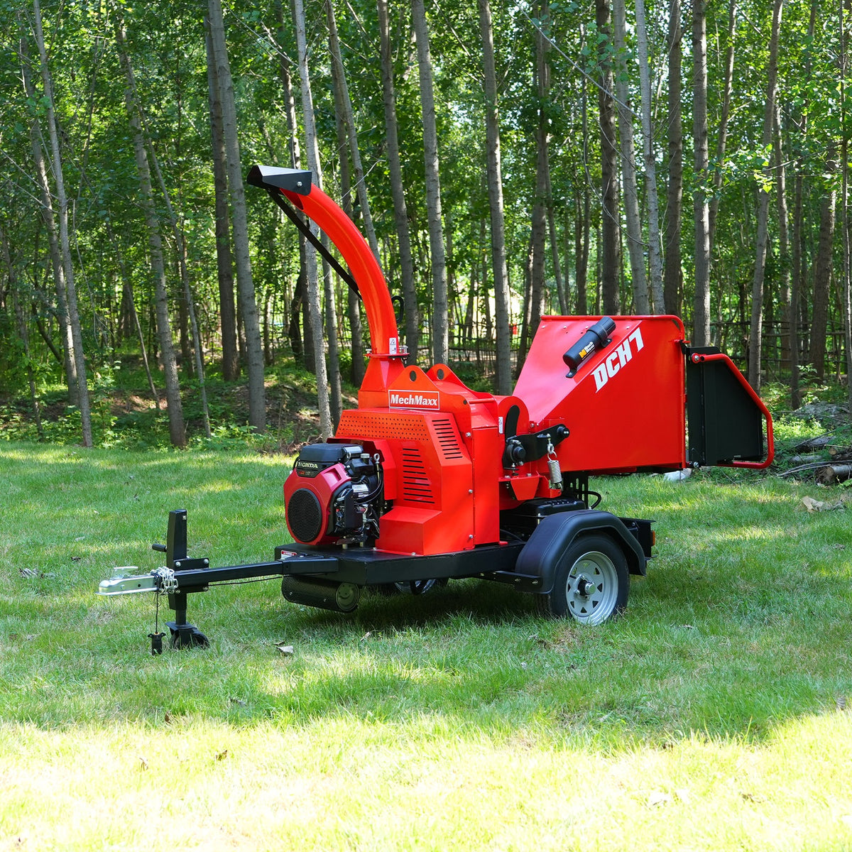 MechMaxx 7" Hydraulic-Feed Wood Chipper — Honda GX690 22HP