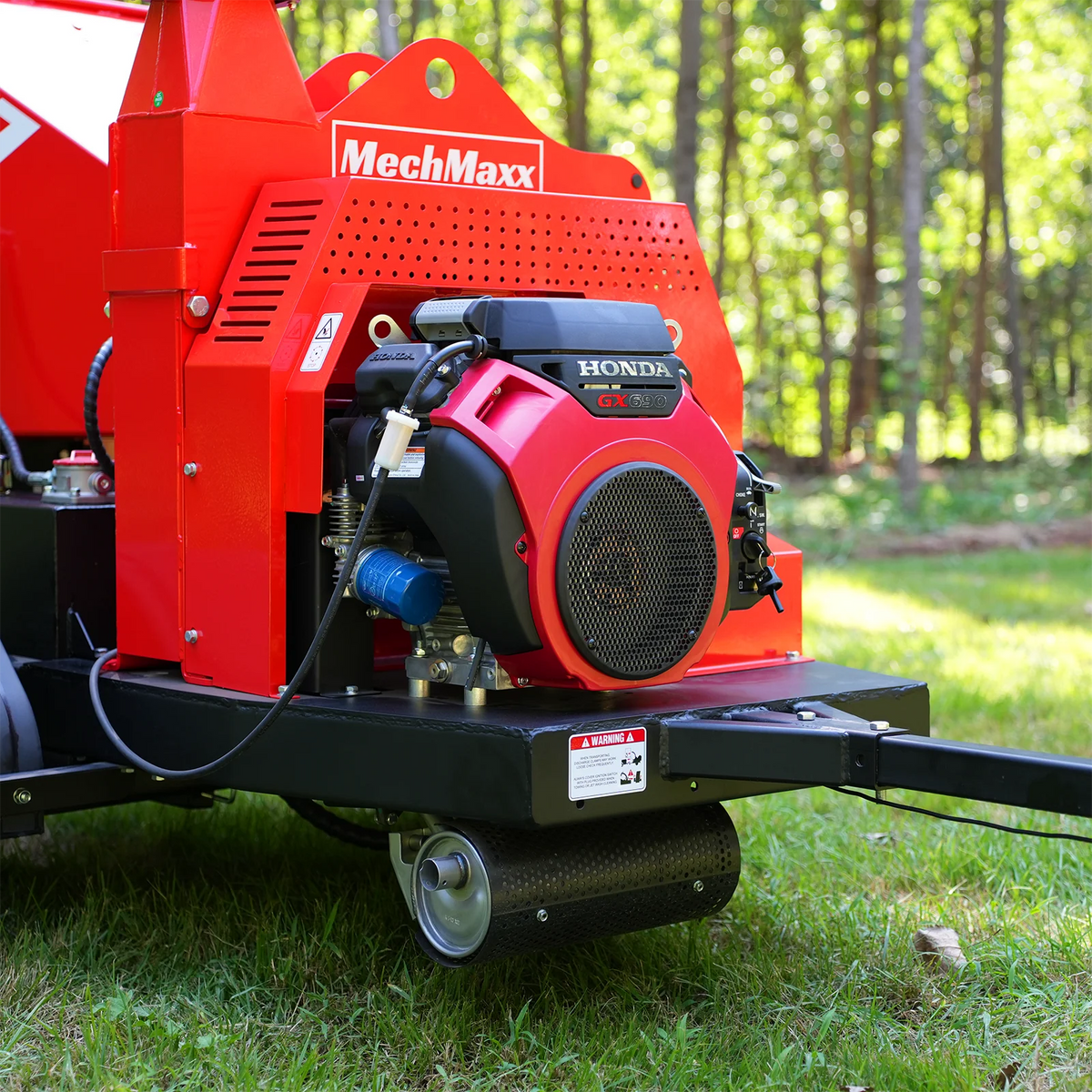 MechMaxx 7" Hydraulic-Feed Wood Chipper — Honda GX690 22HP