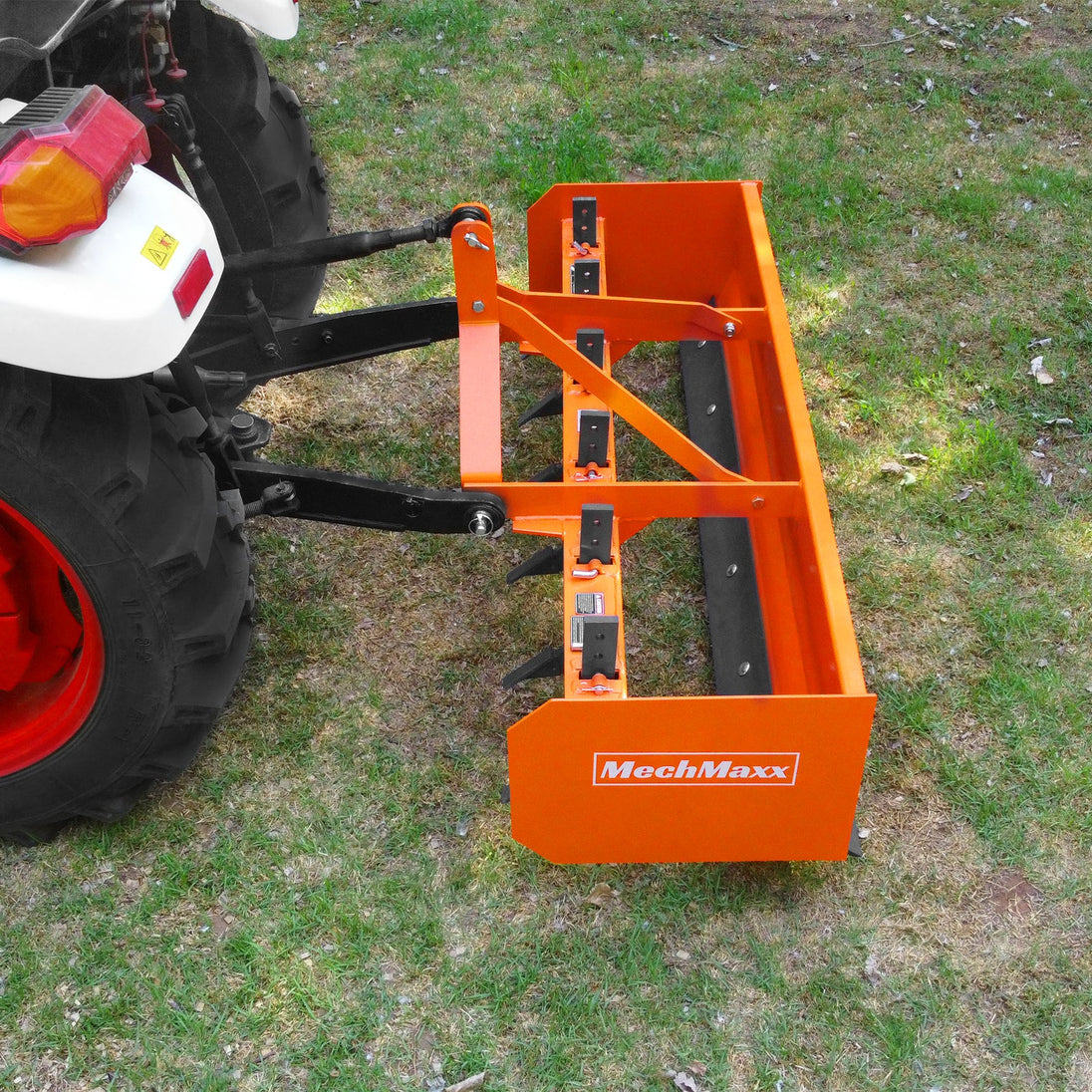 MechMaxx 72" Box Blade Scraper with 6 Shanks 3 Point Hitch Tractor Attachment, BB72 - view 8