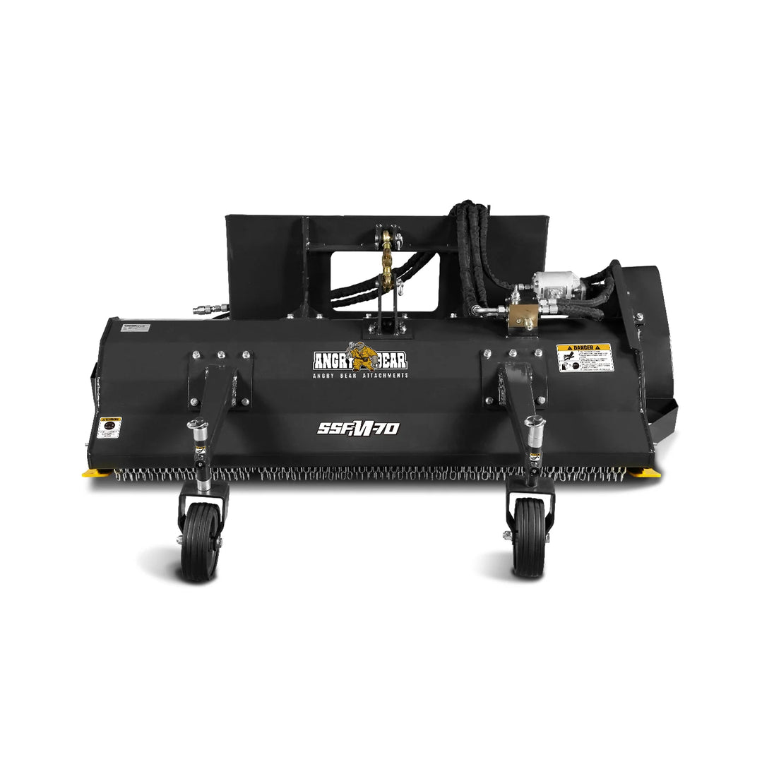 MechMaxx 68" Hydraulic Skid Steer Flail Mower Attachment, SSFM-70 - view 3