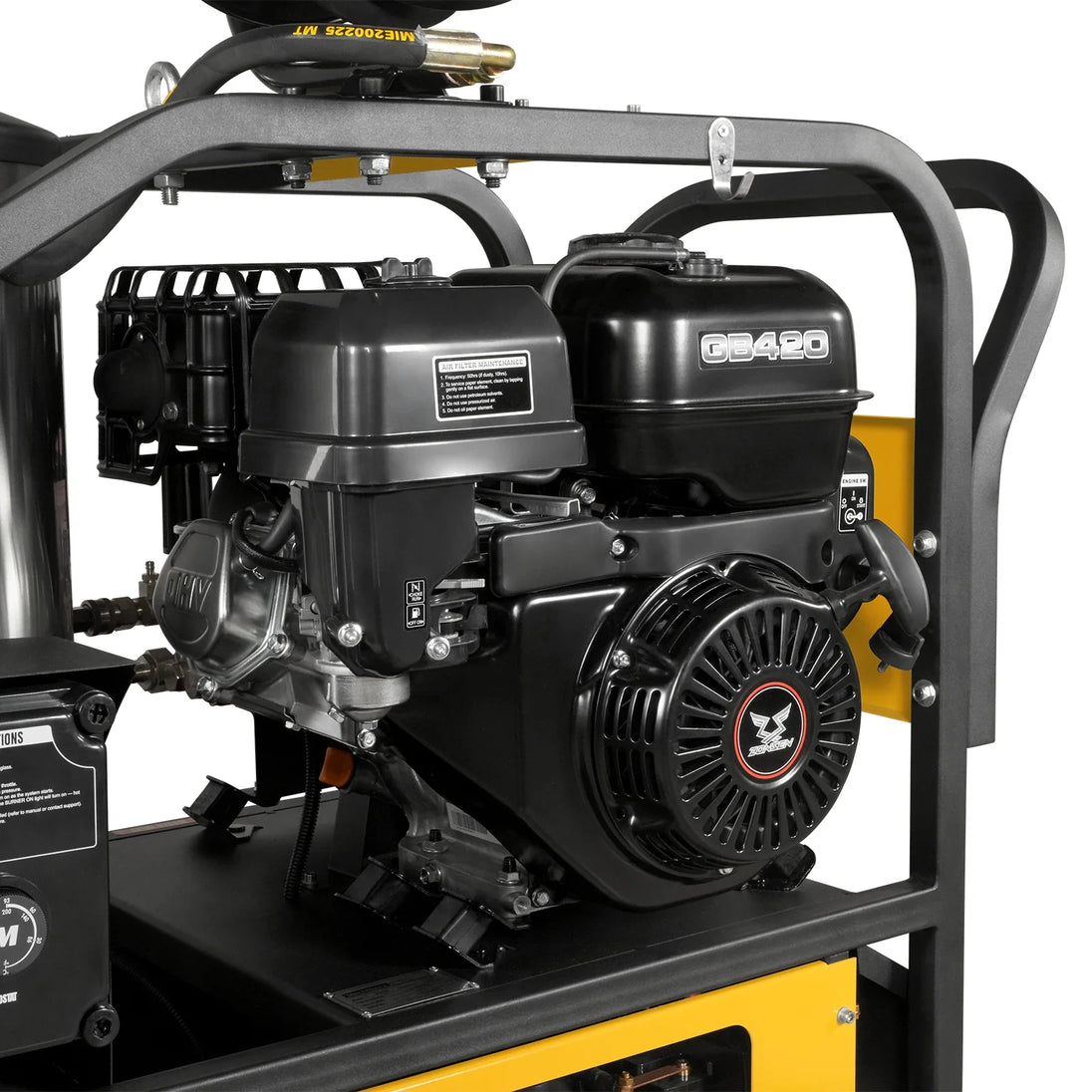 MechMaxx 4000 PSI 4 GPM ZONSEN E-Start Engine Hot Water Pressure Washer with Hose Reel, HPW40D - view 4