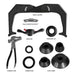 MechMaxx 10-24" Rim Wheel Balancer Car Tire Balancing Machine 40 mm Shaft with Foot Pedal Brake, Laser Guided and LED Illuminator, WB857 - view 2