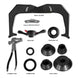 MechMaxx 10-24" Rim Wheel Balancer Car Tire Balancing Machine 40 mm Shaft with Foot Pedal Brake, Laser Guided and LED Illuminator, WB857 - view 2