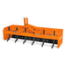 MechMaxx 72" Box Blade Scraper with 6 Shanks 3 Point Hitch Tractor Attachment, BB72