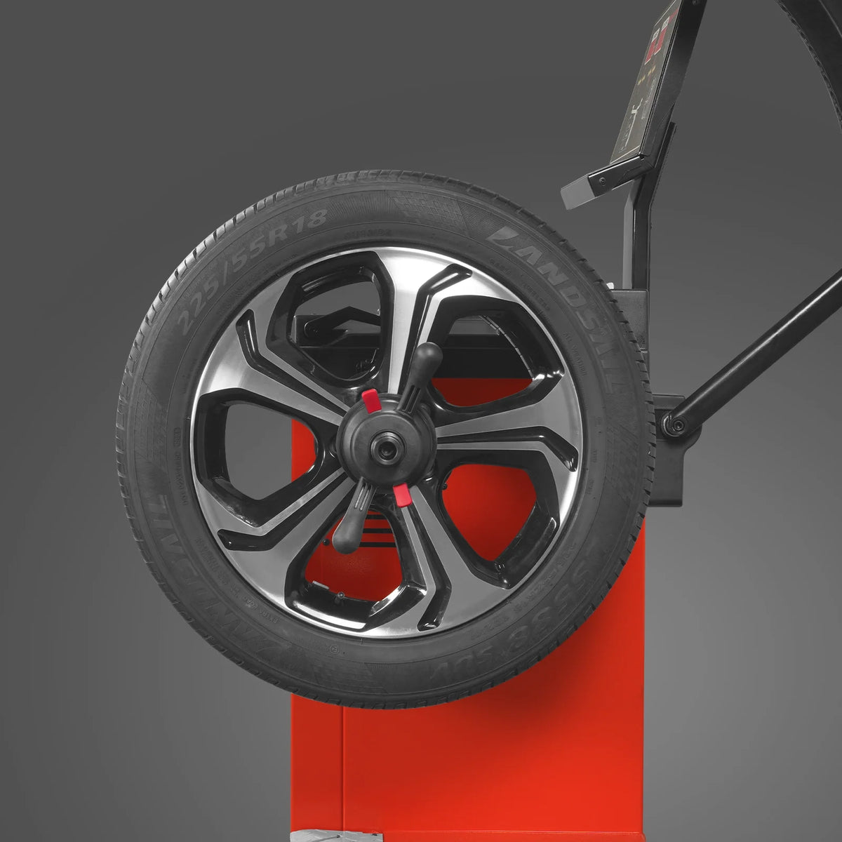 MechMaxx 10-24" Rim Wheel Balancer Car Tire Balancing Machine 40 mm Shaft with Foot Pedal Brake, Laser Guided and LED Illuminator, WB857 - view 4