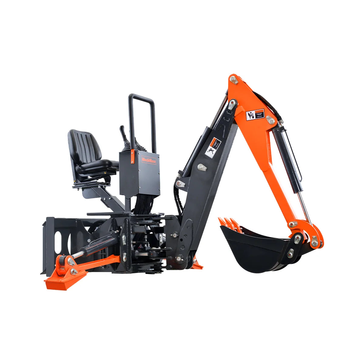 MechMaxx Skid Steer Swivel Backhoe Attachment, 8' Depth — SBH50