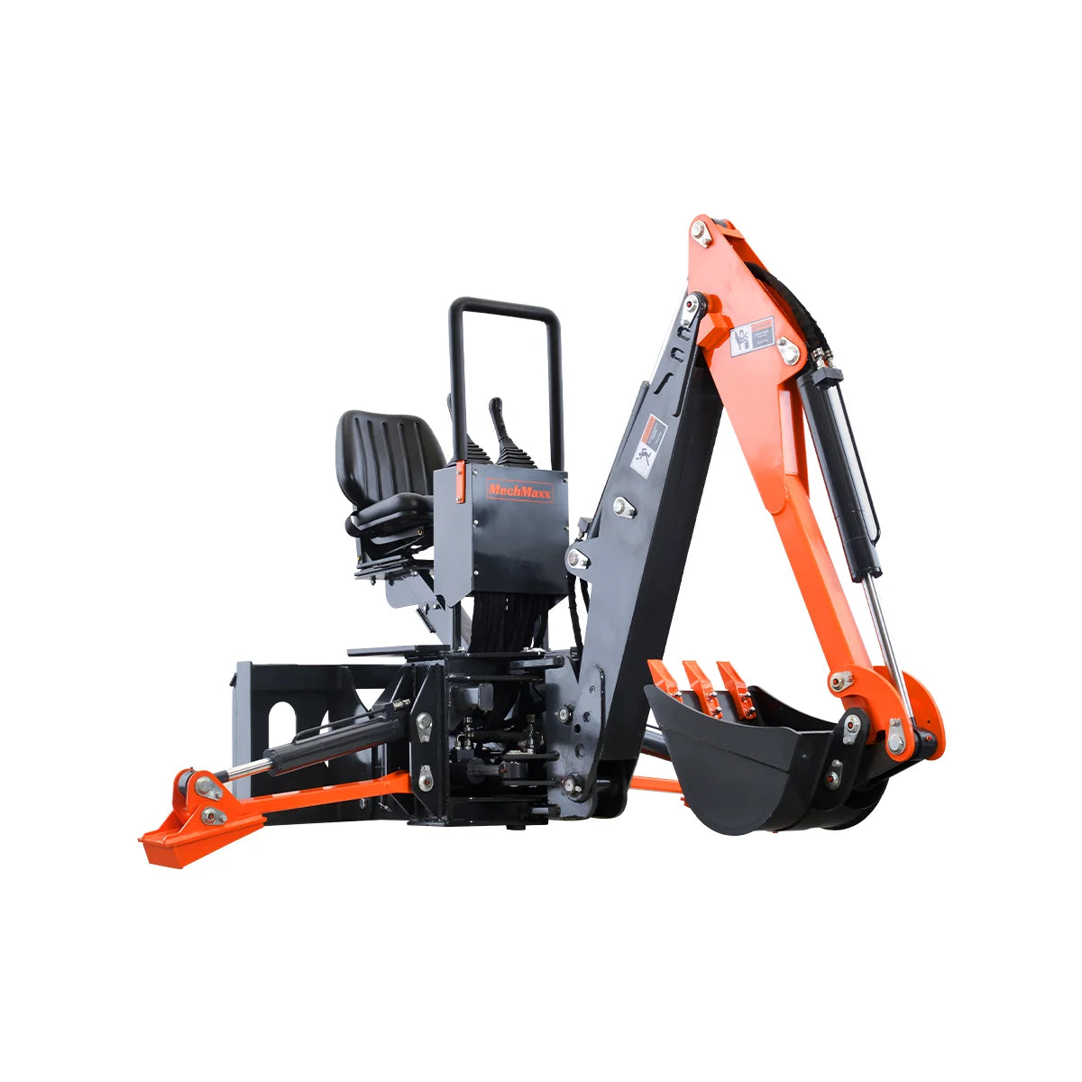 MechMaxx Skid Steer Swivel Backhoe Attachment, 8' Depth — SBH50