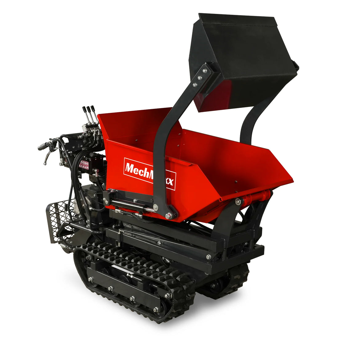 MechMaxx 1100lbs Capacity E-Start 10HP 302cc Gas Engine Tracked Dumper Hydraulic Tipping and Lifting with Front Shovel , D50HTFL - view 7